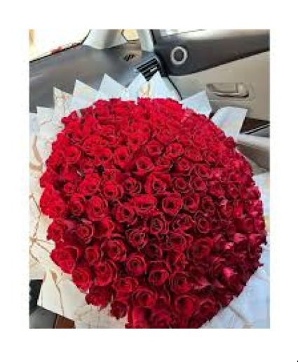 THE LOVE OF MY LIFE BOUQUET 200 PREMIUM RED ROSE WRAPPED BOUQUET
