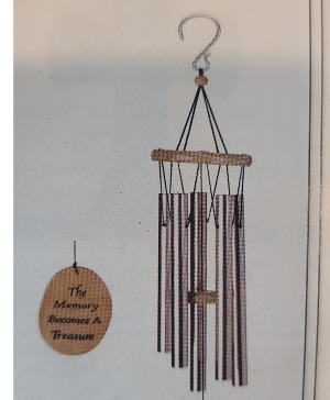 The memory becomes a treasure wind chime Gift