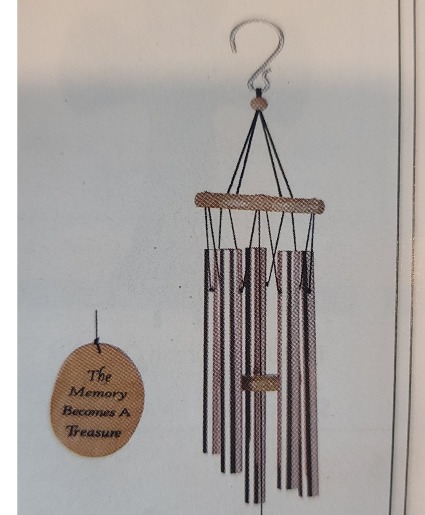 The memory becomes a treasure wind chime Gift