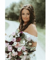 The Moody Mauves Bridal Bouquet 