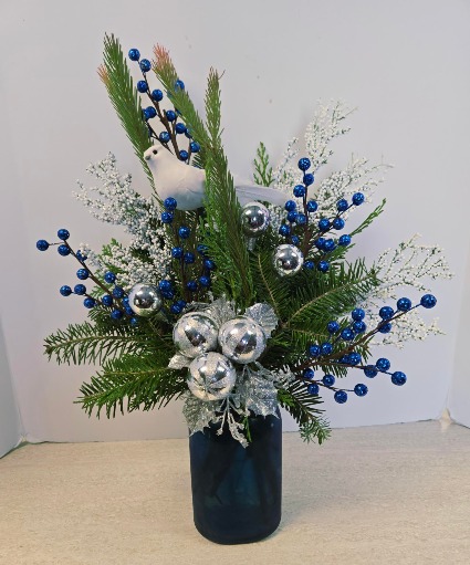 Evening Snowfall  NFS-C1 Blue glass