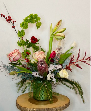 The Nutcracker  Vase Arrangement  in Astoria, OR | BLOOMIN CRAZY FLORAL