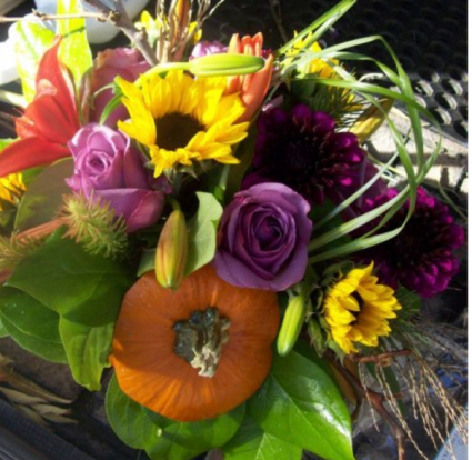 The Original Pumpkin Customize Fresh Floral arrangement