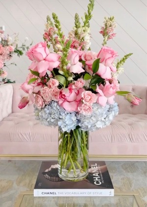 The Parisian Muse – Pastel Cylinder Collection Arrangement Pastel