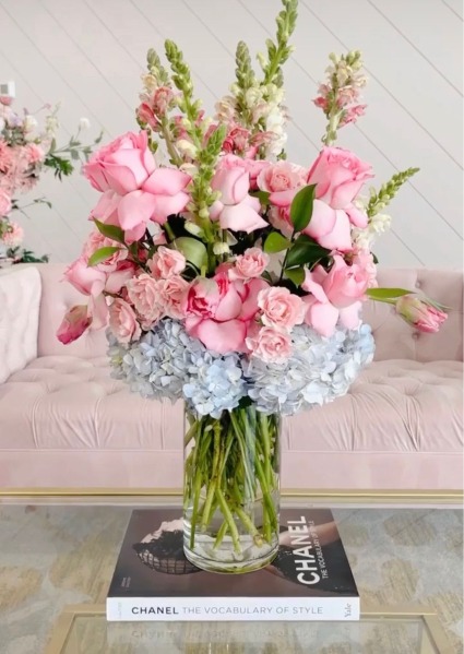 The Parisian Muse – Pastel Cylinder Collection Arrangement Pastel
