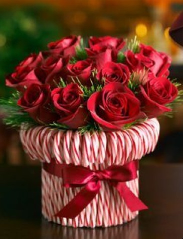 The Peppermint Kiss Bouquet  in Vacaville, CA | Vior Floral Art