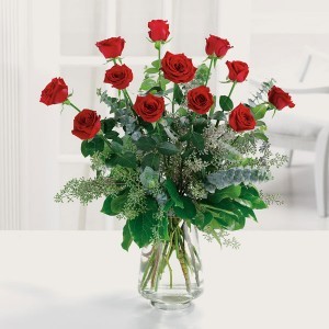 THE PERFECT DOZEN 12 Long Stem Red Roses