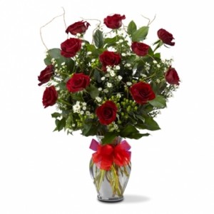 The Perfect Red Rose Dozen 