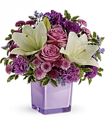 The Pleasing Purple Bouquet 
