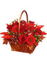 The Richness of Red Flower Basket