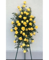 The Rose Garden Funeral Sympathy Spray Stand 