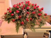 The Rose, Symbol of Love Casket Flowers