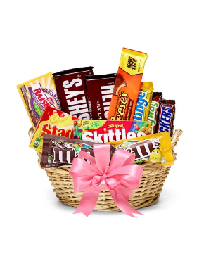 The Sweetest Candy Gift Basket 