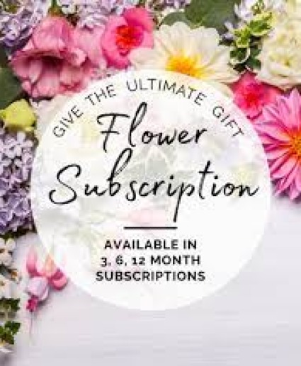 THE ULTIMATE FLORAL SUBSCRIPTION MONTHLY FLOWERS SUBSCRIPTION