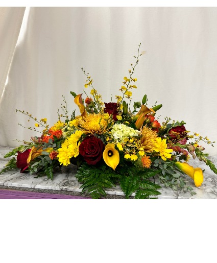The Ultimate Table Arrangement fall centerpiece