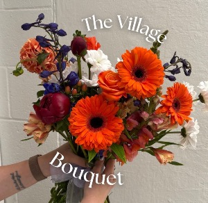 The Village Bouquet Wrapped Bouquet