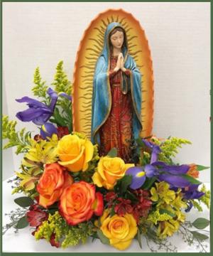 The Virgin of Guadalupe Tribute in Arlington, TX | Erinn's Creations Florist The Virgin of Guadalupe Tribute in Arlington, TX | Erinn's Creations Florist