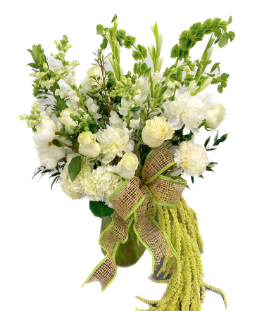 The White Peony  Vase Arrangement in Gallatin, TN | Branded Blossom Florist & Mercantile