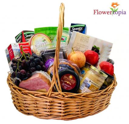 The Works Gourmet Gift Basket