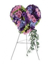 27"  SOLID HEART STANDING SPRAY WAS 255.00. NOW $185.00
