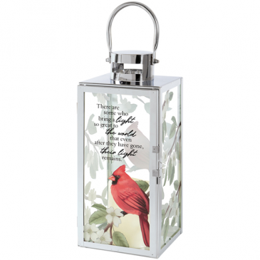 Their Light Remains Cardinal Lantern