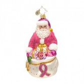 Think Pink Nick Christopher Radko Ornament