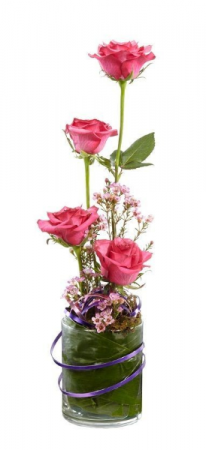 I'm Crazy Over You Flower design only offered in one size as shown