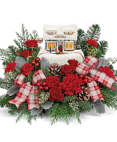 Thomas Kincade Sweet Shoppe  Christmas Arrangement