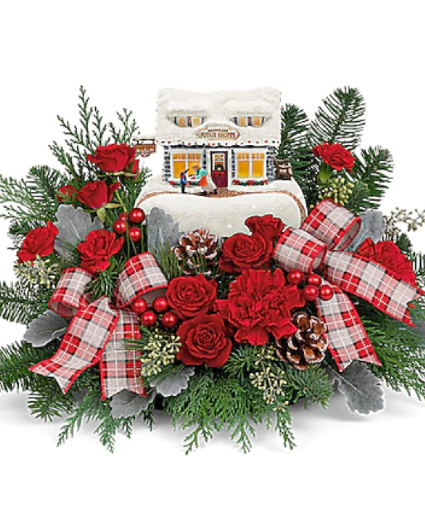 Thomas Kincade Sweet Shoppe  Christmas Arrangement