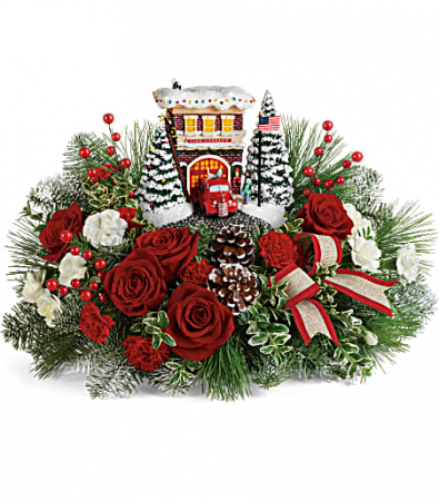 Thomas Kincade's Festive Firestation