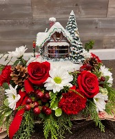 Thomas Kinkade 2014 A kiss for Santa  