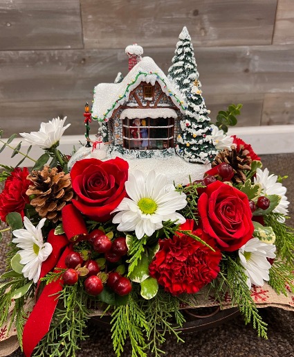 Thomas Kinkade 2014 A kiss for Santa  