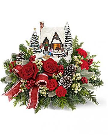 Thomas Kinkade Warm Wishes Bouquet Christmas