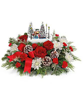 thomas kinkade`s christams bouquet