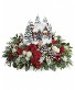 Thomas Kinkade's Country Christmas Homecoming Christmas Arrangement