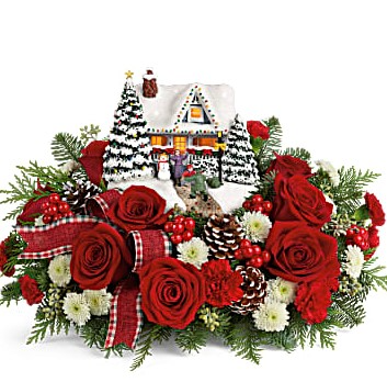 Thomas Kinkade's Hero Welcome Bouquet Keepsake