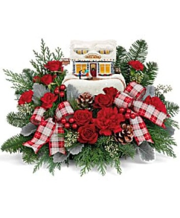 THOMAS KINKADE'S SWEET SHOPPE Christmas Arrangement in Winnipeg, MB | Ann's Flowers & Gifts