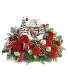 Thomas Kinkade's Homecoming Hero Bouquet Christmas Arrangement