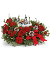 Thomas Kinkade's Oh What Fun Bouquet Christmas