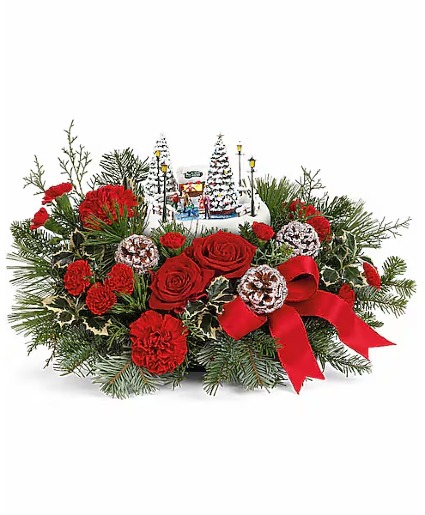 Thomas Kinkade's Oh What Fun Bouquet Flower Arrangement