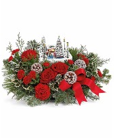 Thomas Kinkade's Oh What Fun Bouquet Save & Compar Flower Arrangement