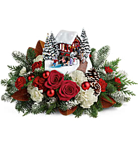 Thomas Kinkade's Snowfall Dreams Bouquet