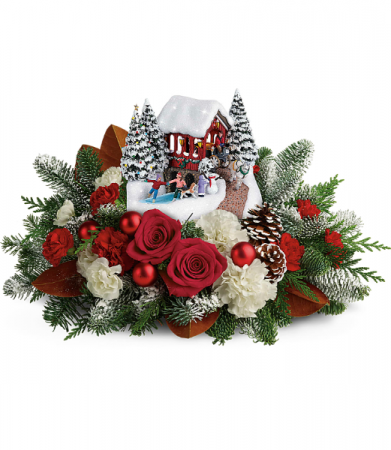 Thomas Kinkade's Snowfall Dreams Bouquet