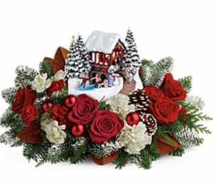 Thomas Kinkade's Snowfall Dreams Bouquet Arrangement in Croton On Hudson, NY | Cooke's Little Shoppe Of Flowers Thomas Kinkade's Snowfall Dreams Bouquet Arrangement in Croton On Hudson, NY | Cooke's Little Shoppe Of Flowers