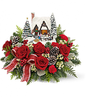 Thomas Kinkade's Snowy Cheer Bouquet  in Fort Collins, CO | D'ee Angelic Rose Florist