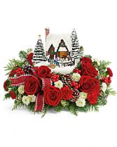 Thomas Kinkade's Warm Winter Wishes Bouquet Bouquet