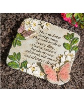 Those We Love Butterflies   Garden Stone