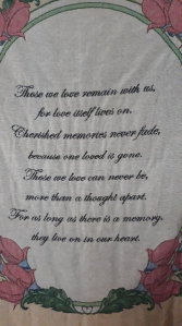 Those We Love Remain Tapestry Throw
