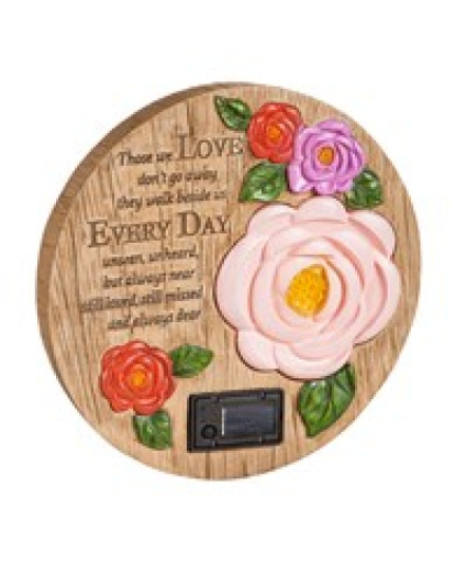 Those We Love SOLAR Garden Stone Plaque