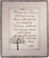 Those We Love Tapestry Woven Throw